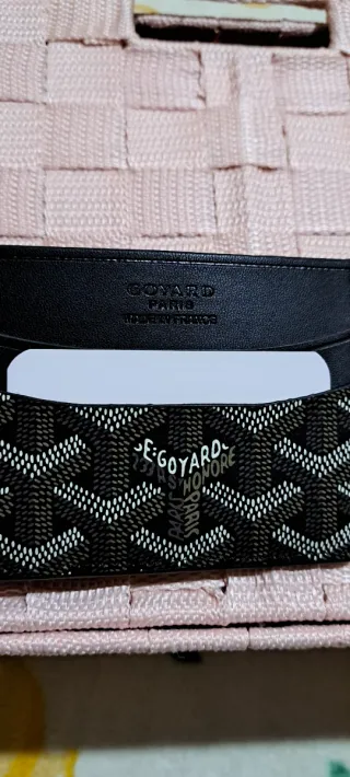 Tarjetero Goyard Negro