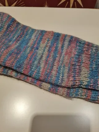 Calcetines de lana hechos a mano