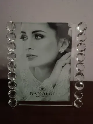 Cornice portafoto con cristalli