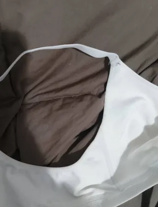 Sujetador postquirúrgico blanco