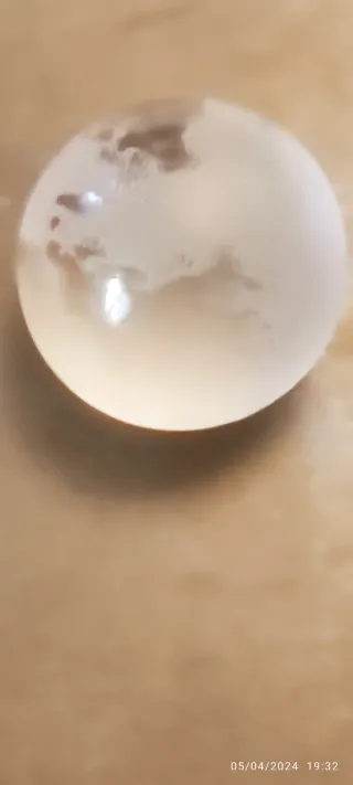 Pisapapeles cristal murano mapa mundi bola grande