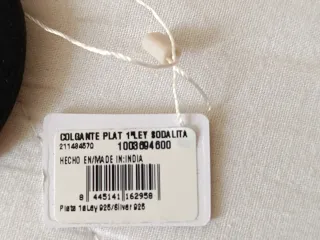 Colgante Plata Tous Rodalita