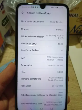 Cargador y cable móvil azul marino