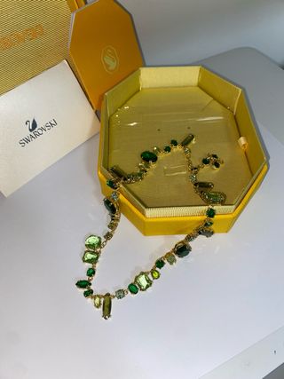 Collar Swarovski Gemas Verdes