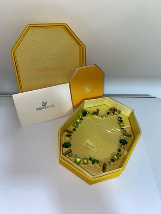 Collar Swarovski Gemas Verdes