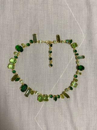 Collar Swarovski Gemas Verdes