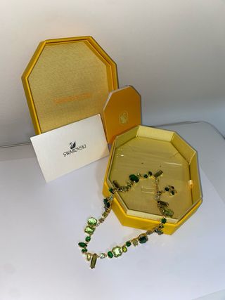 Collar Swarovski Gemas Verdes