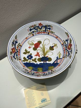 Alzatina Ceramica Faenza Decorata