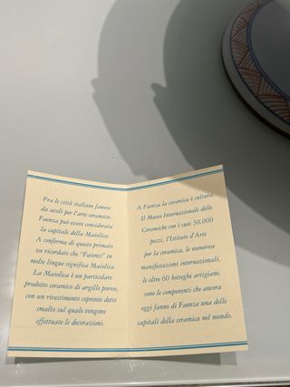 Alzatina Ceramica Faenza Decorata