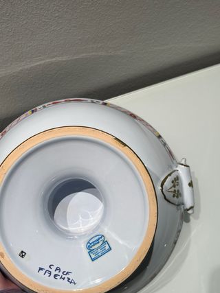 Alzatina Ceramica Faenza Decorata