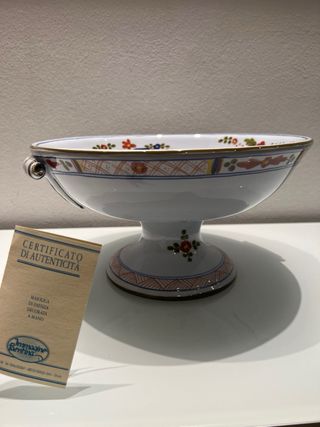 Alzatina Ceramica Faenza Decorata