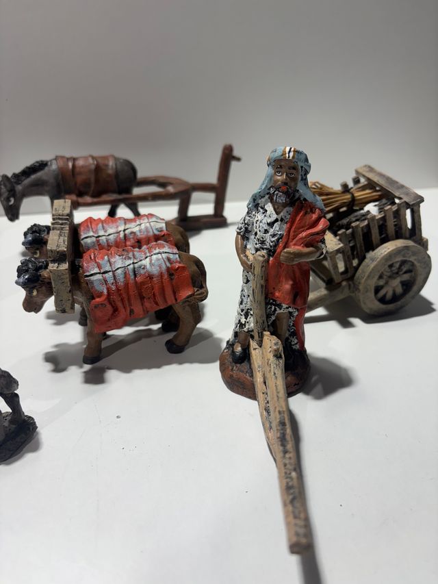 Nacimiento Belén Resina Antiguo