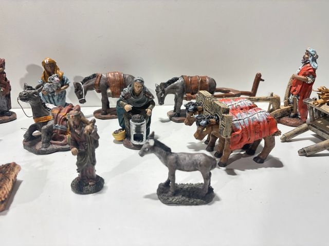 Nacimiento Belén Resina Antiguo