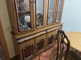 Vitrina Vintage Madera y Cristal