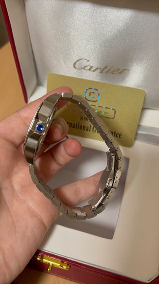 Reloj Cartier Santos Plata