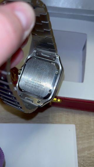 Reloj Cartier Santos Plata