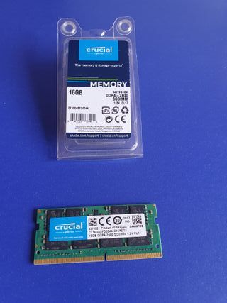 Memoria RAM Crucial 16GB DDR4 2400MHz SODIMM