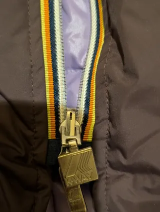 K-Way Giacca Marrone Taglia S (veste XS)