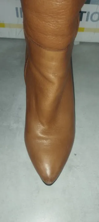 Botas altas de piel Cuplé