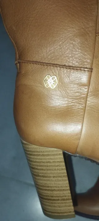 Botas altas de piel Cuplé