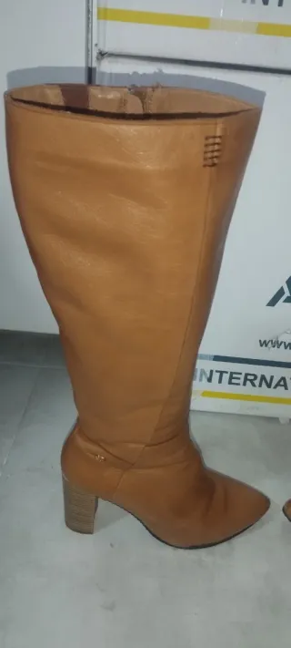 Botas altas de piel Cuplé