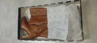 Botas altas de piel Cuplé