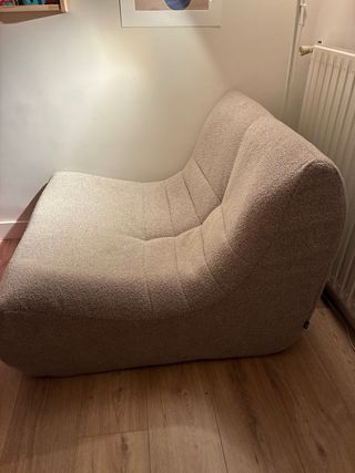 Sillón estilo Togo Beige