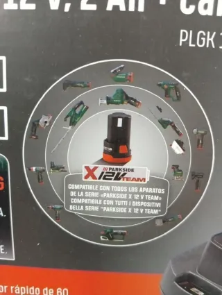 Set Batería y Cargador 12V PARKSIDE