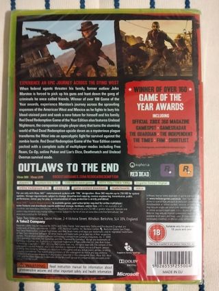 Red Dead Redemption GOTY Xbox 360