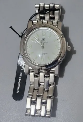 Reloj Stevenson Plata y Blanco