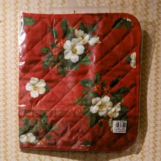 Coppia set americani natalizi  trapuntati, nuovi