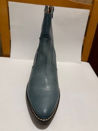 Botines Mustang Talla 38 Azul