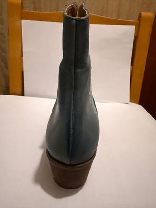 Botines Mustang Talla 38 Azul