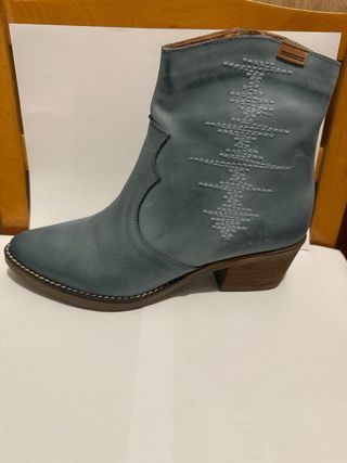 Botines Mustang Talla 38 Azul