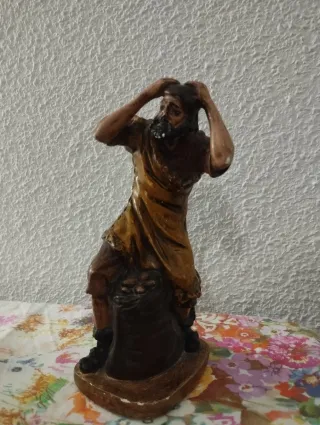 Figuras sueltas Belén, pastores, soldado, buey.