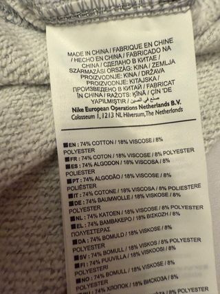 Sudadera Jordan Hombre Talla XL Gris nueva