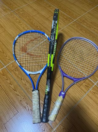 Lote 3 raquetas tenis
