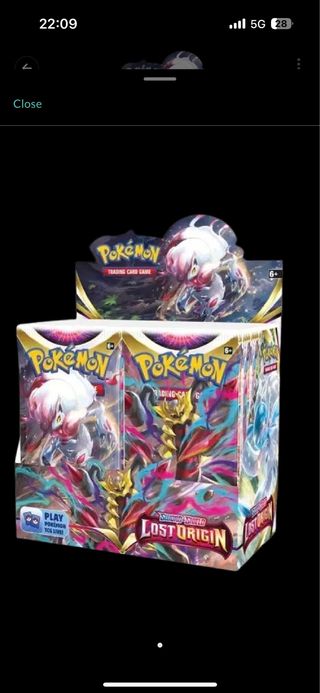 Lost Origin Booster box