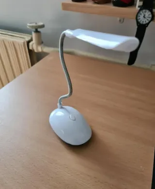 Lampada lettura flessibile bianca