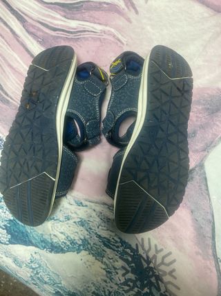 Sandalias Pablosky Azul y Amarillo Talla 35