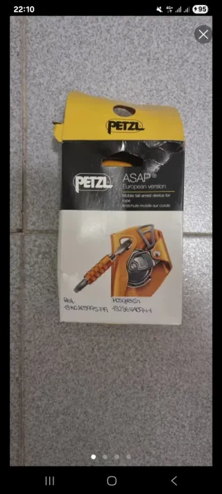 Lote 3 Petzl ASAP