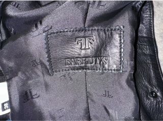 Chaqueta de cuero negra mujer