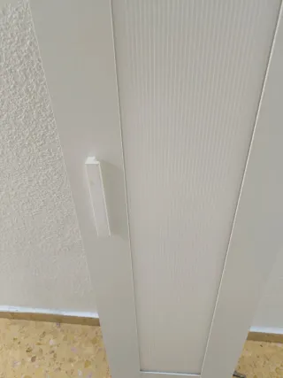 2 puertas de armario blancas, 1.62 x 40.