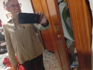 Gabardina corta Zara Talla S