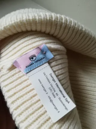 Cappello Chiara Ferragni bianco nuovo