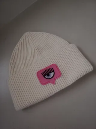 Cappello Chiara Ferragni bianco nuovo