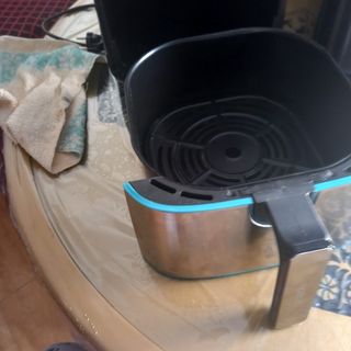 Cecofry Freidora de Aire Negra y Plateada