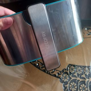 Cecofry Freidora de Aire Negra y Plateada