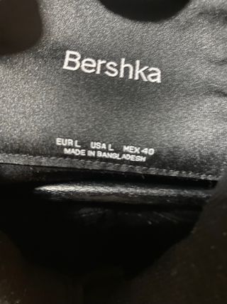 Chaqueta tejana negra