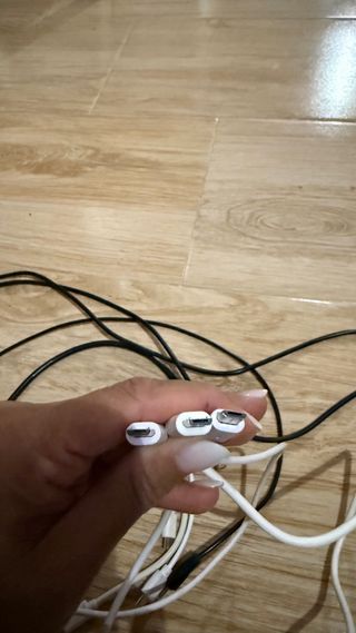 Lote Cables USB Tipo A y cable UK C13